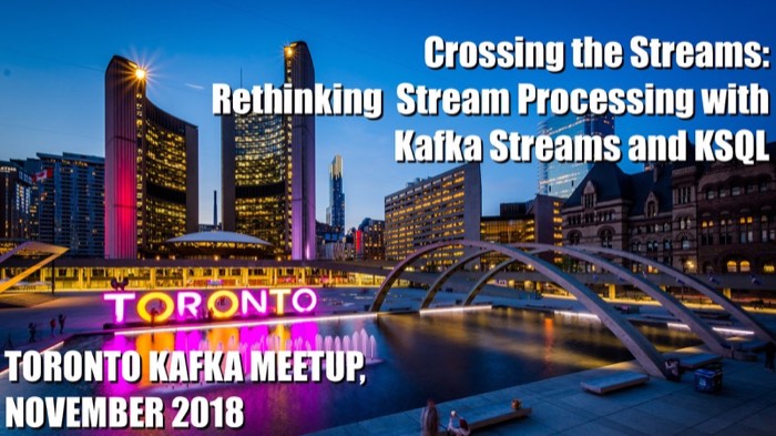 Crossing the Streams: Rethinking Stream Processing with KStreams and KSQL
