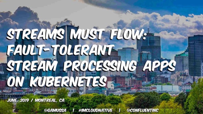 Streams must flow: developing fault-tolerant stream processing application with Kafka Streams and Kubernetes.