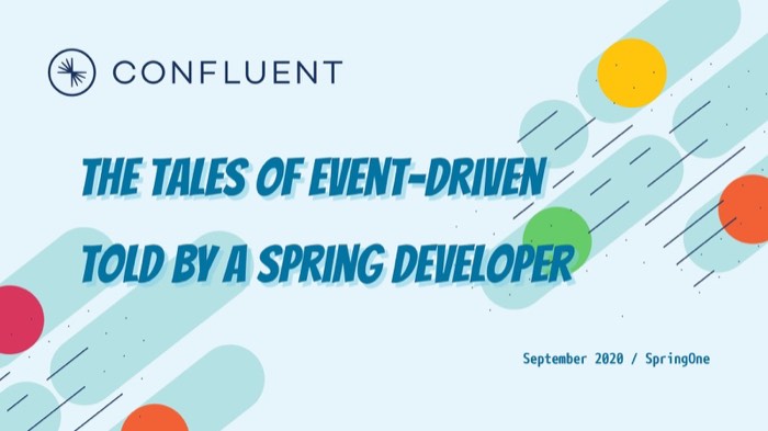 The Tales of Event-Driven Told by a Spring Developer