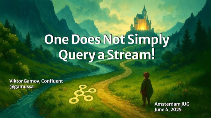 One Does Not Simply Query a Stream