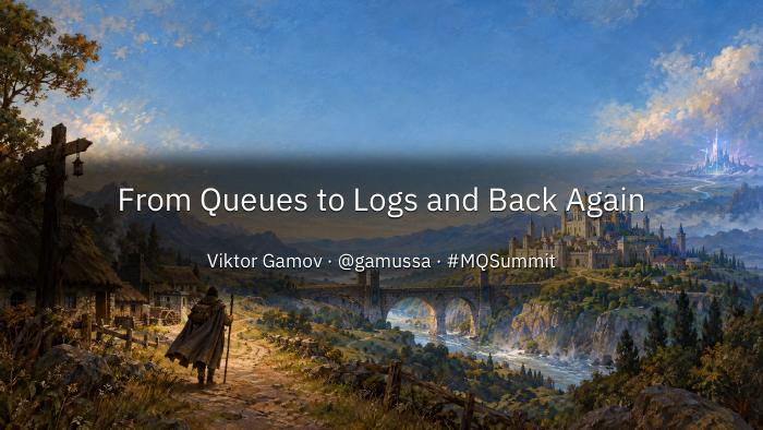 From Queues to Logs and Back Again